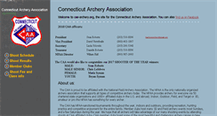 Desktop Screenshot of caa-archery.org